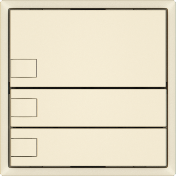 Universaltaster EDIZIO.liv UNI SNAPFIX® 12…48V o.LED 3× 1-Tbed.cr 