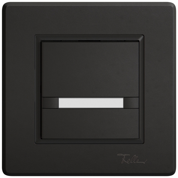 Pulsante KNX RGB INC EDIZIO.liv SNAPFIX® sensore temp.s.LED targ.1× com.2T ne 