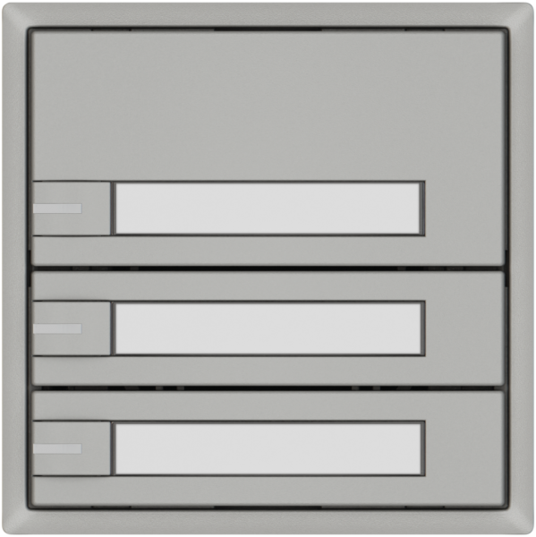 KNX-Taster RGB EDIZIO.liv SNAPFIX® Temperaturfüh.RGB-LED Pap.3×T 1-Tbed.hgu 