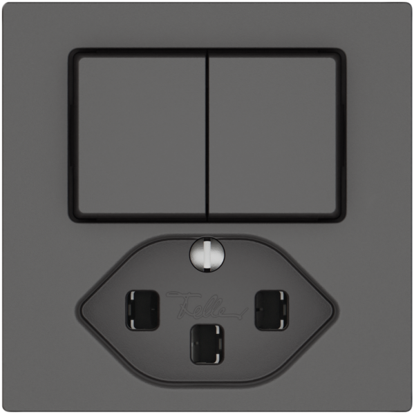 Combinazione EDIZIO.liv SNAPFIX® 2×schema 3+T23 grs 