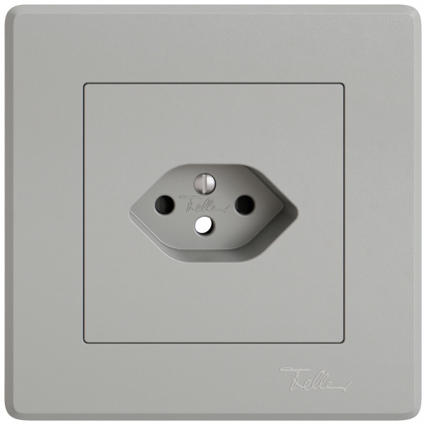 Kit di montaggio INC EDIZIO.liv SNAPFIX® per presa 1×T13 shutter grc 