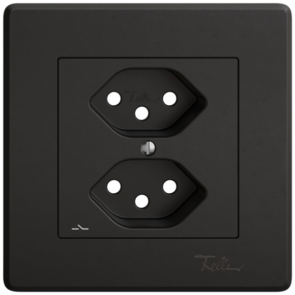 Kit di montaggio INC EDIZIO.liv SNAPFIX® per presa 2×T13 separata ne 