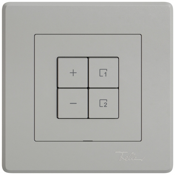 Station secondaire variateur ENC EDIZIO.liv Wiser SNAPFIX® 1 scène 4 touches grc 