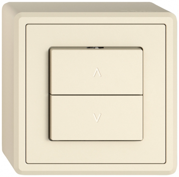 Interrupteur pour stores AP EDIZIO.liv SNAPFIX® 10A 250V 2 touches 1 canal cr 