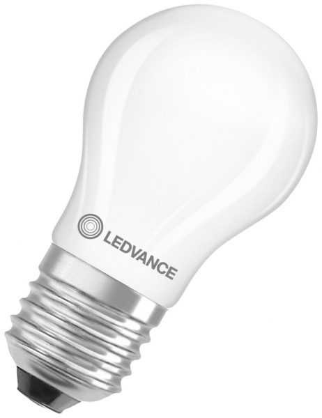 Lampe LED LEDVANCE CLASSIC P E27 1.8W 250lm 827 mat Ø45×84mm 