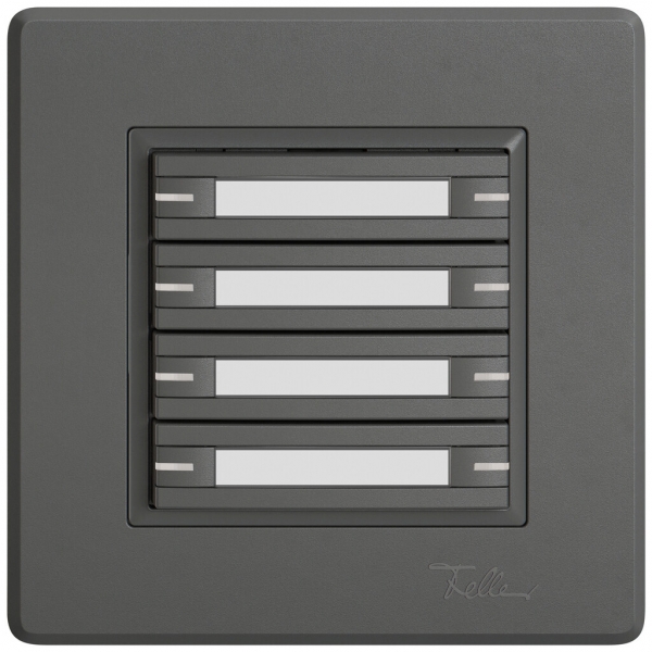 Pulsante KNX RGB INC EDIZIO.liv SNAPFIX® sensore temp.RGB-LED targ.8× com.1T grs 