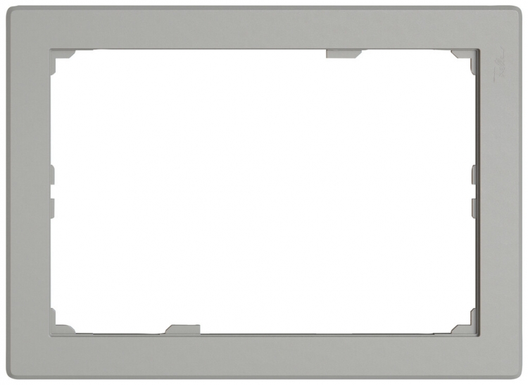 Cadre de recouvrement EDIZIO.liv 2×3 208×148mm gris clair 