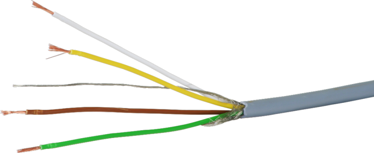 Cavo di comando CY 4x0,5mm² gr gr Una lunghezza