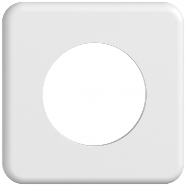 Plaque de recouvrement ENC STANDARDdue SNAPFIX® 1×1 1×Ø50 90×90mm bc 
