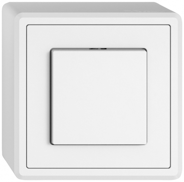 Interrupteur à poussoir AP EDIZIO.liv SNAPFIX® permutateur 6/1L bc 