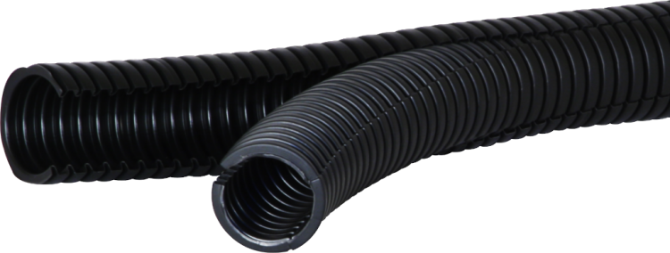 Tubo materia sintetica Duplex 37mm nero 