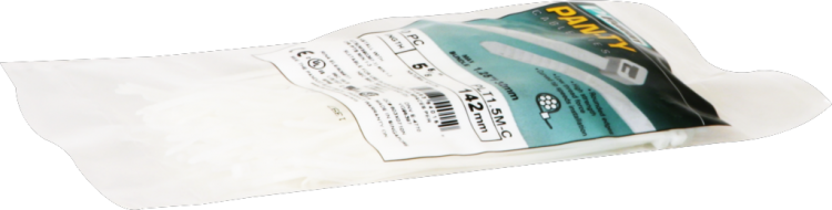 Fascetta Panduit 3.6×142mm incolore 
