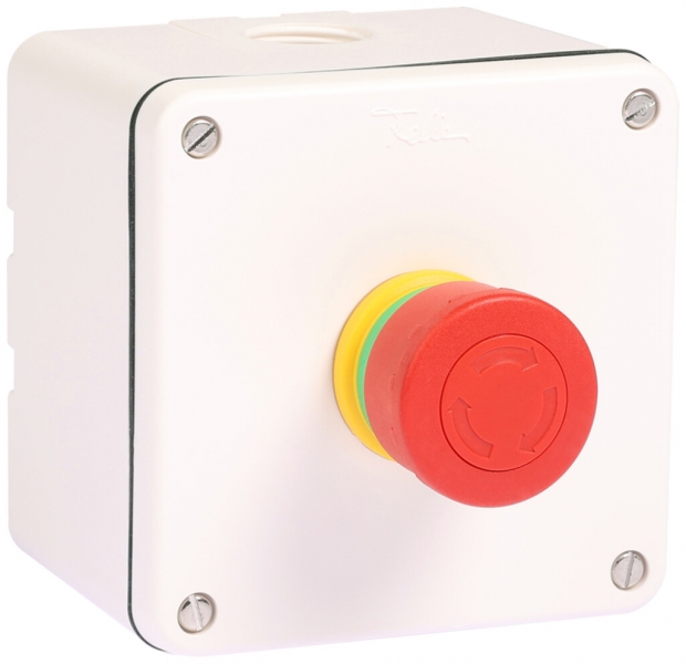 Tasto arresto emergenza AP AWAG NA11.NAP.Q.61 testa a fungo Ø32mm 3A 230V IP55 