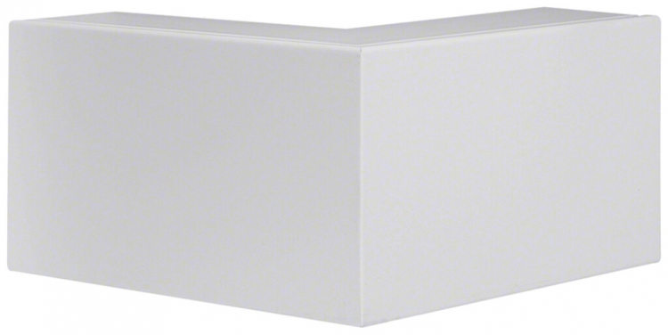 Angle extérieur Hager tehalit.FB 130×80mm gris IP30 