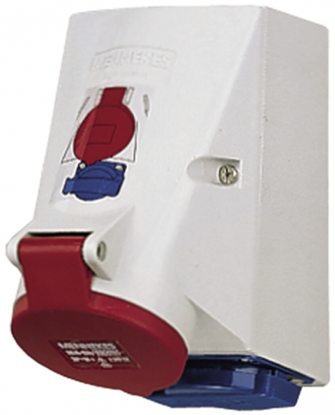 Presa AP + presa a doppia scatola TwinContact 3LNPE 32A 