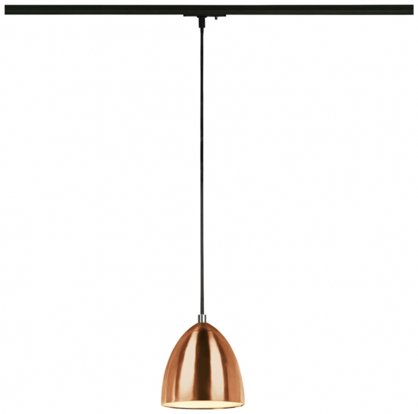 Lampada sospesa SLV PARA CONE GU10 35W adattatore 1-fase Ø135mm rame 