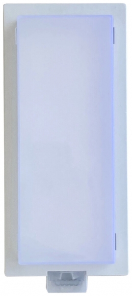 Applique LED Z-Licht PIR LongLED SEN 5.5W 500lm 3000K IP65 260×120mm blanc 