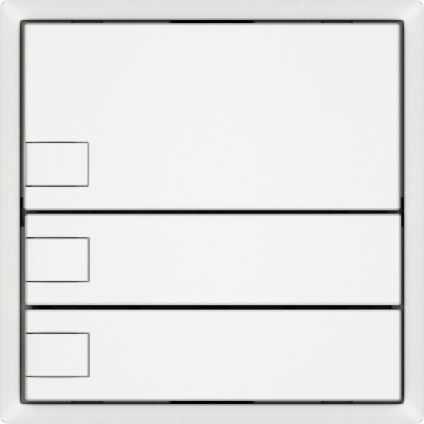 Universaltaster EDIZIO.liv UNI SNAPFIX® 12…48V o.LED 3× 1-Tbed.ws 