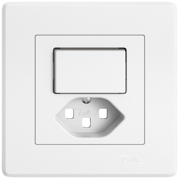 Kit di montaggio INC EDIZIO.liv SNAPFIX® p.combi.T23 c.1 tasto c.lente lat.bi 