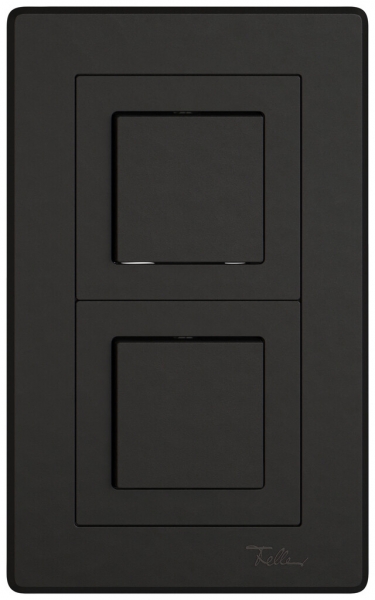Combinaison ENC EDIZIO.liv SNAPFIX® 2×1 156×96mm 2×schéma 3/1L noir 