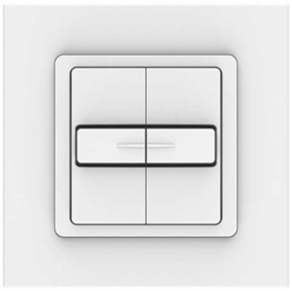 Interruttore per tapparelle INC Somfy Smoove Duo VB, per EDIZIO, bianco 