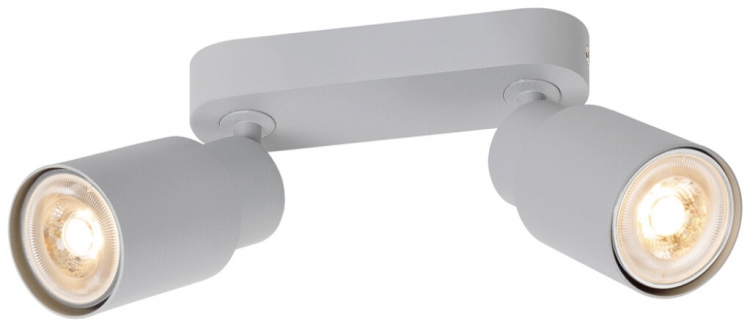 Spot SLV PURI 2.0 Tube CW GU10 2×6W DIM 150×42×138mm grau 