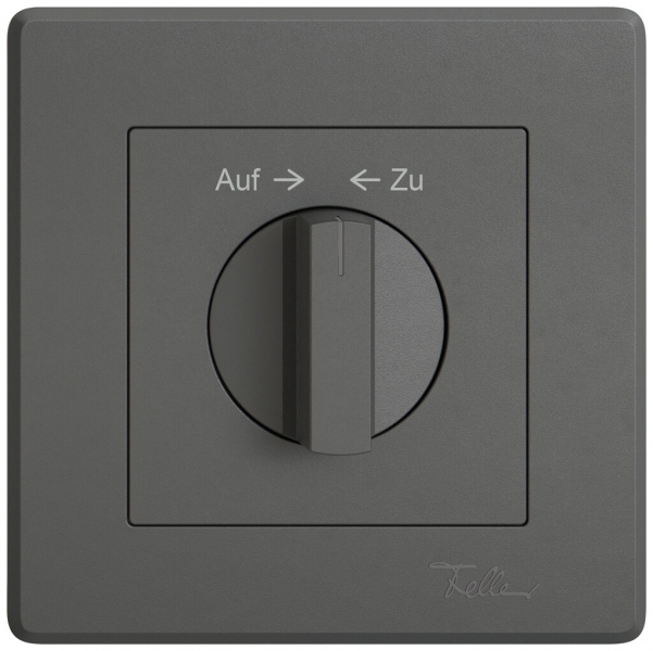 Kit di montaggio INC EDIZIO.liv SNAPFIX® pulsante girevole manop.Auf → ← Zu grs 