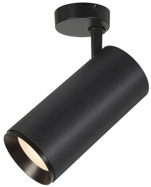 Plafonnier LED SLV NUMINOS SPOT PHASE XL 36W 3210lm 3000K 60° noir 