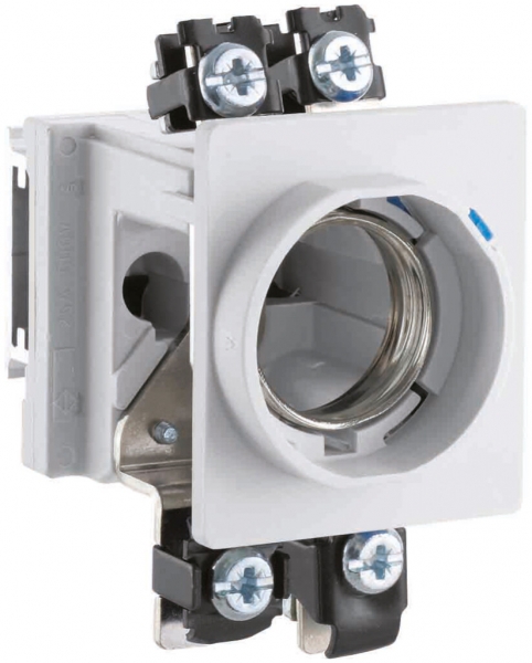 Porte-fusible INC Hager DII 25A cache frontal rond prof. INC 51mm L haut/SN bas 