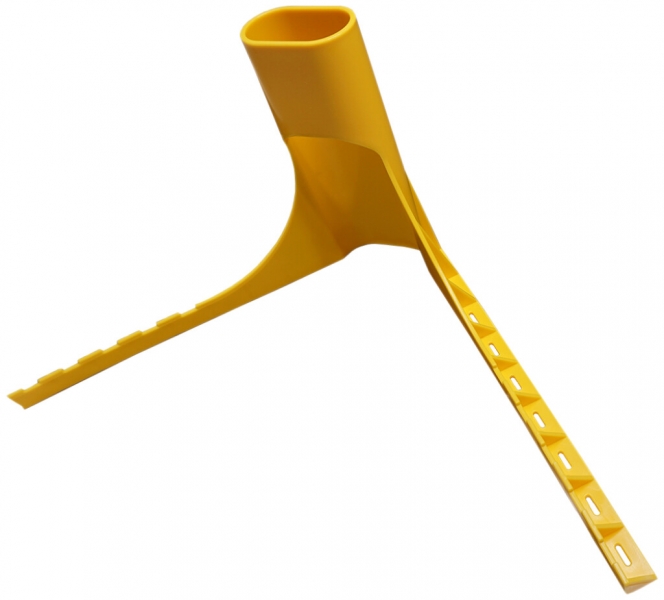 Guida passatubi FAWA 2×M25 Ø60×200mm senza alogeno giallo 