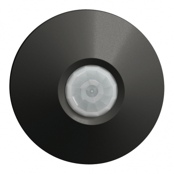 Rilevatore di movimento INC 360° relè pirios EDIZIOdue Master, tondo nero 