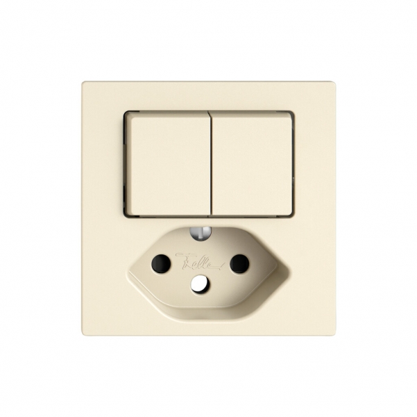 Kit di montaggio EDIZIO.liv SNAPFIX® per combi.T13 con 2 tasti shutter cr 