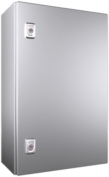 Armoire compacte Rittal AX, 1 porte, IP66, 380×600×210mm, acier fin V2A 
