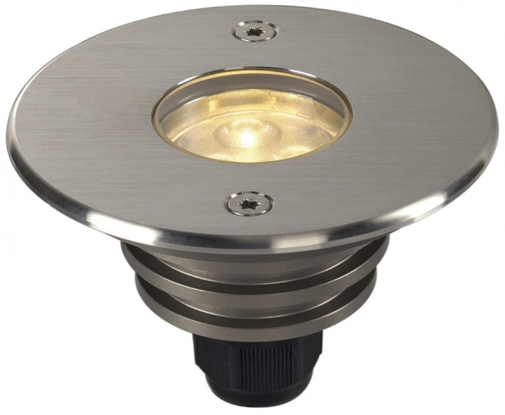 Lampada di terreno LED INS DASAR LV 12/24VDC 6W 360lm 3000K IP67 acciaio pregiat 