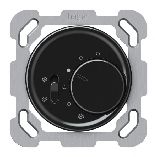 Termostato ambiente INC origin interr.caldo/freddo 230VAC 5…30°C 10A nero 