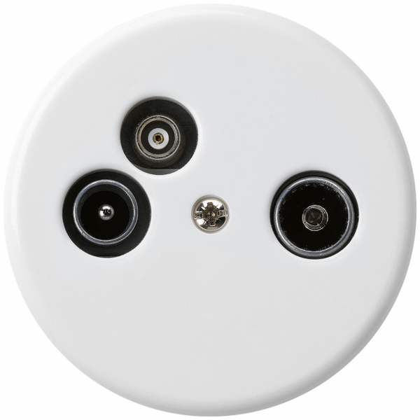 Antennendose TV-R-Daten basico A 2GHz 19db weiss 