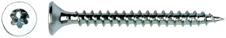 Vite per pannello truciolare a testa svasata TILCA SPRINT 3×30mm TX10 