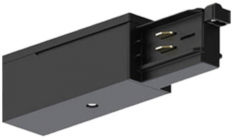 Alimentation latérale Sylvania OneTrack 3 phases noir à droite 