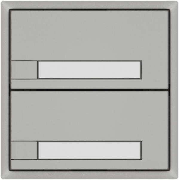 Pulsante KNX RGB EDIZIO.liv SNAPFIX® sensore temp.s.LED targ.2× com.1T grc 