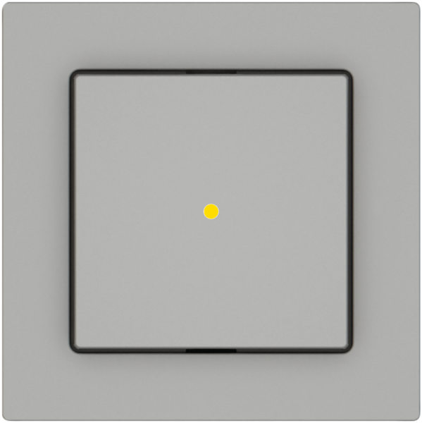 Tasto a pulsante EDIZIO.liv SNAPFIX® ARK/1P illuminazione frontale giallo grc 