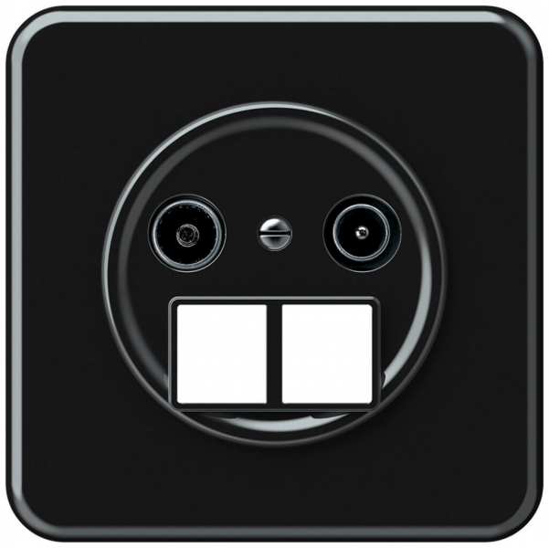 Presa multimedia INC TV-R origin cassetta passante 19dB 1.7dB nero 