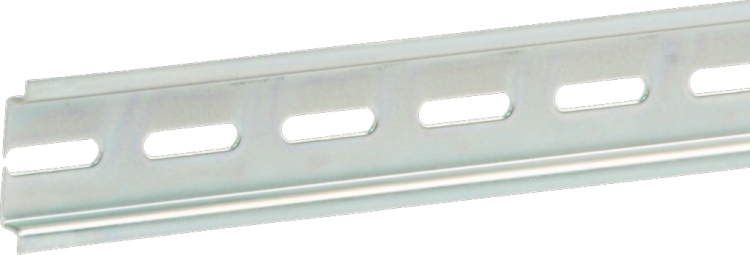 Barra profilata WAGO zincato 35×7.5 2m EN 50022-35 