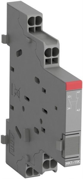 Contatto ausiliare ABB HK1-11K, 1Ch/1R 4A AC-15, laterale Push-In 