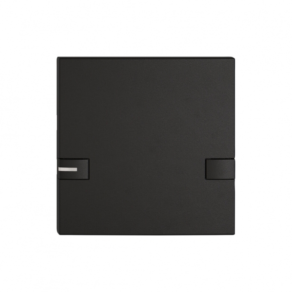Poussoir 1/1 EDIZIO.liv KNX et UNI a.SNAPFIX® a.LED commande à 2 touches no 