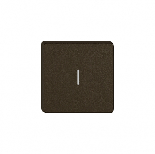 Pulsante 1/4 EDIZIO.liv Wiser con SNAPFIX® con simbolo l (ON) ma 