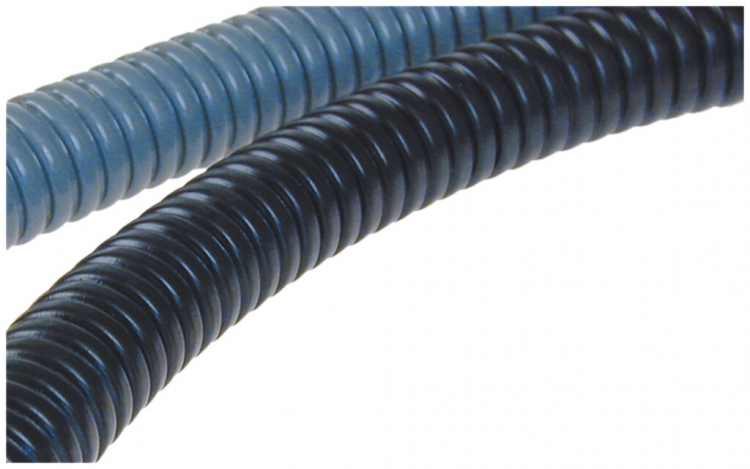 Tuyau métallique Plica Ferroplast NW/DN 29 Ø28/35mm 10m acier/PVC gris 