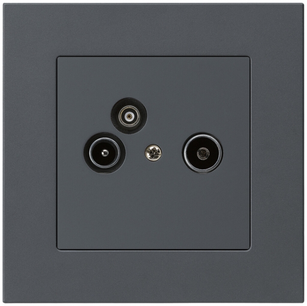 Prise pour antenne ENC R/TV/données kallysto.pro 2GHz 19db anthracite 