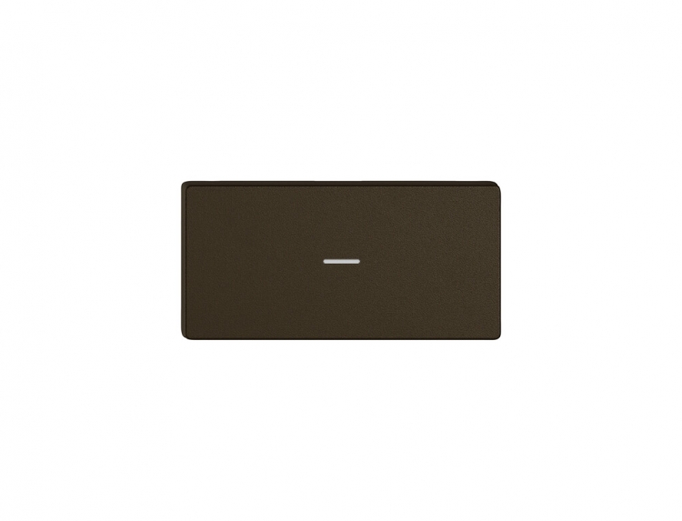 Poussoir 1/2 EDIZIO.liv Wiser avec SNAPFIX® vert.avec symbole – (moins) br 