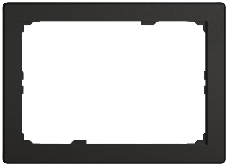 Cadre de recouvrement EDIZIO.liv 2×3 208×148mm noir 