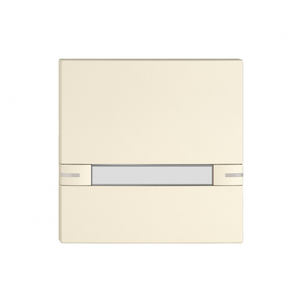 Taste 1/1 EDIZIO.liv KNX&UNI m.SNAPFIX® m.LED&Papiereinlage 2×Einfach-Bed.cr 